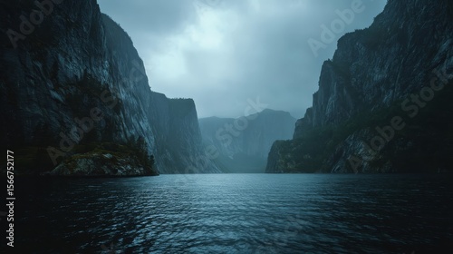 Tranquil lake and majestic mountain, breathtaking nature escape for your desktop background