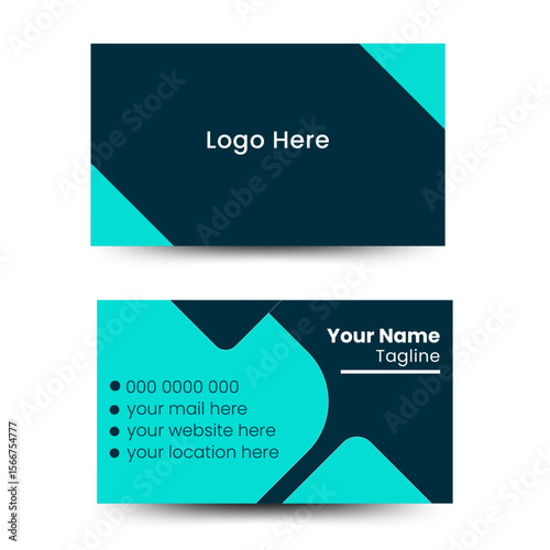 Business card design template, Clean professional business card template, visiting card, business card template.