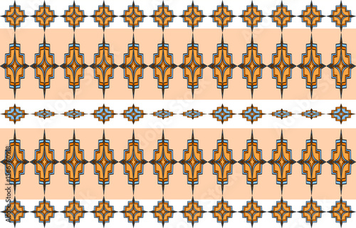 Intricate geometric pattern design art studio digital artwork creative environment top-down view visual concept, India pattern
