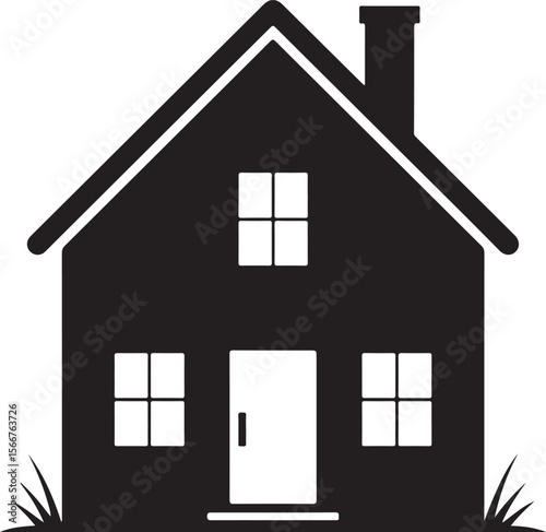 "Modern House Silhouette Design"

"Simple Home Vector Icon"

"Cozy Cottage House Clipart"

"Traditional House Outline Art"

"Minimalist House Shape Vector"

