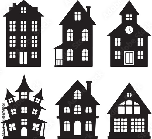 "Modern House Silhouette Design"

"Simple Home Vector Icon"

"Cozy Cottage House Clipart"

"Traditional House Outline Art"

"Minimalist House Shape Vector"

