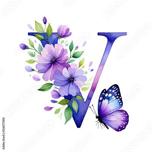 Elegant Watercolor Painting of Daisies in a Glass Vase