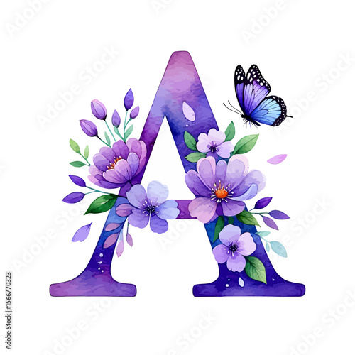 Elegant Watercolor Painting of Daisies in a Glass Vase