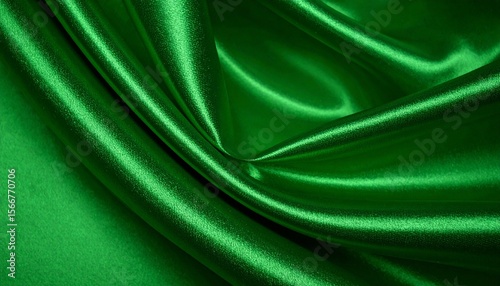 green silk background