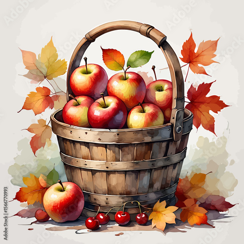 Elegant Watercolor Painting of Daisies in a Glass Vase