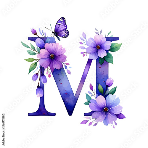 Elegant Watercolor Painting of Daisies in a Glass Vase