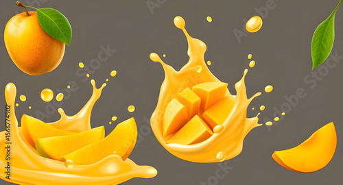 mango drink splash, juicy splash vector, fresh splash vector, tropical splash vector, exotic splash vector, juicy mango vector, ripe mango vector, mango fruit vector, fresh tropical fruit, summer trop