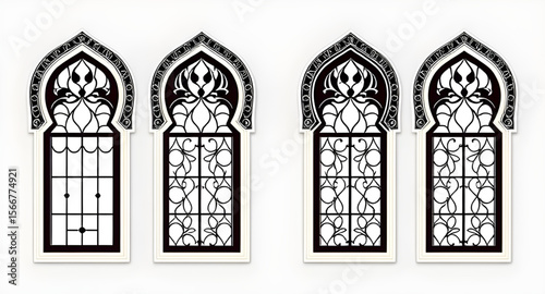 arabic window pattern, mosque architecture art, arabesque window design, stained glass mosque window, geometric Islamic art, mosque arch window, ornamental mosque window, arabic art window, mosque dec