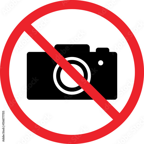 no photography sign