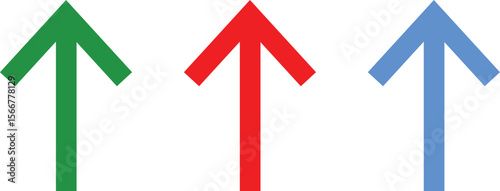 arrow icon pointing upside on transparent background. flat style. blue arrow icon for your website design, logo, app