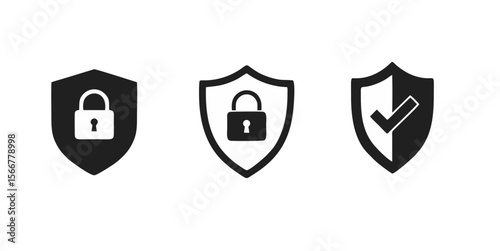 Digital Safety and Privacy Emblems - Network Security Vector Set