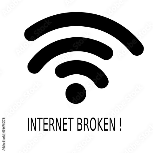 broken wi fi logo