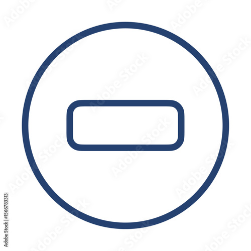Donot enter icon flat illustration outline logo