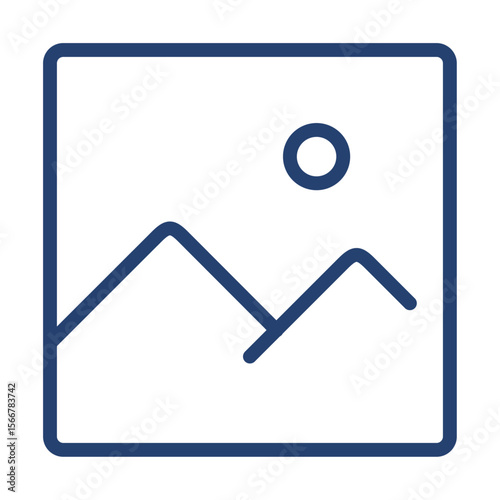 Free Download Gallery icon flat illustration outline logo - GFXLoad