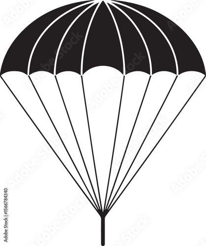 Skydiver in Freefall Silhouette

Parachuting Adventure Vector Art

Extreme Skydiving Action Illustration

High Altitude Parachute Jump Silhouette

Adrenaline Rush Skydiver Design