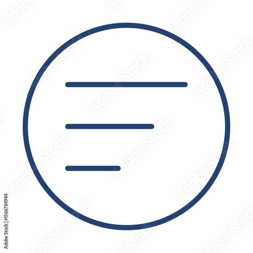 Sort icon flat illustration outline logo