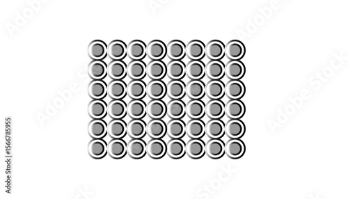 Dot Matrix Display Module electronic component – Stock Image