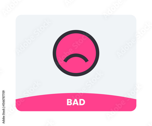 Customer Feedback UI with Emoji Ratings. User Review Popup with Negative Feedback