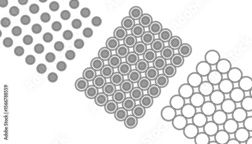 Dot Matrix Display Module electronic component – Stock Image.