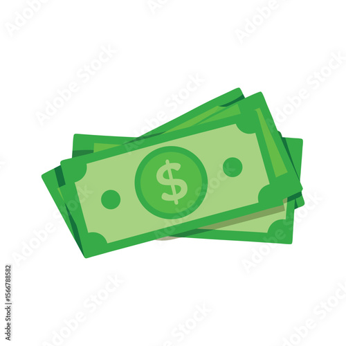 Dollar banknotes isolate 