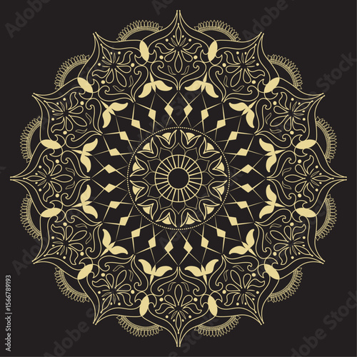 Mandala design (colorful mandala design). Luxury mandala background with golden arabesque pattern in Arabic Islamic East style. decorative mandala for print, poster, cover, brochure, flyer, o banner.