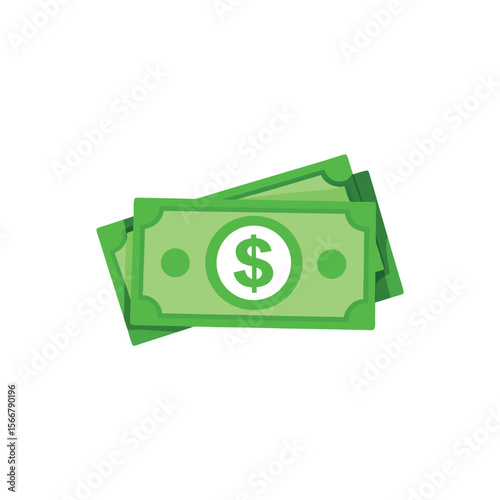 Dollar banknotes isolate 