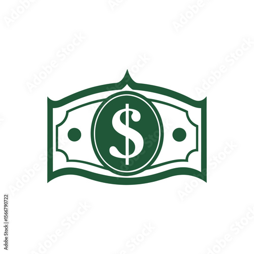 Dollar banknotes isolate 