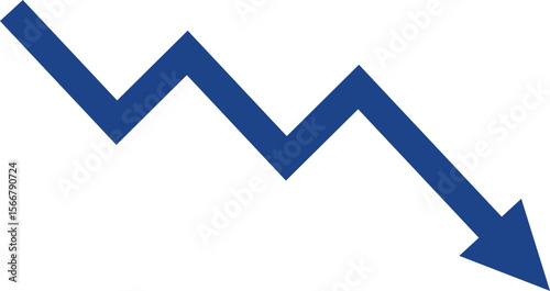 arrow graph down fall stock market crash, loss, downward direction
