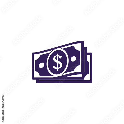 Dollar banknotes isolate 