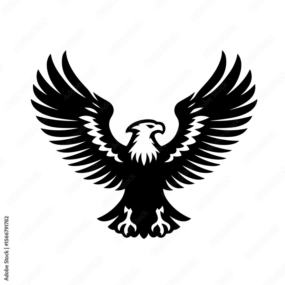 Obraz premium eagle silhouette ,eagle vector