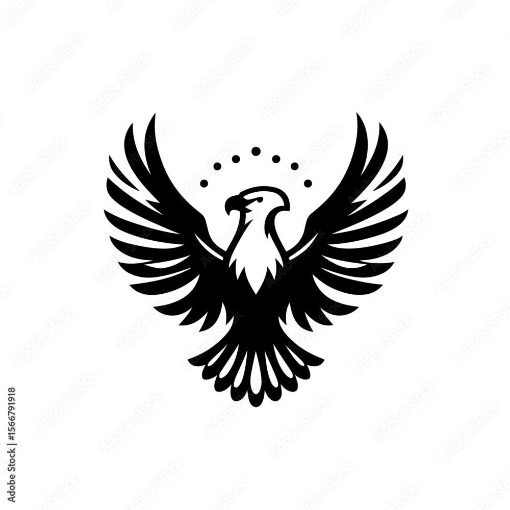 Obraz premium eagle silhouette ,eagle vector