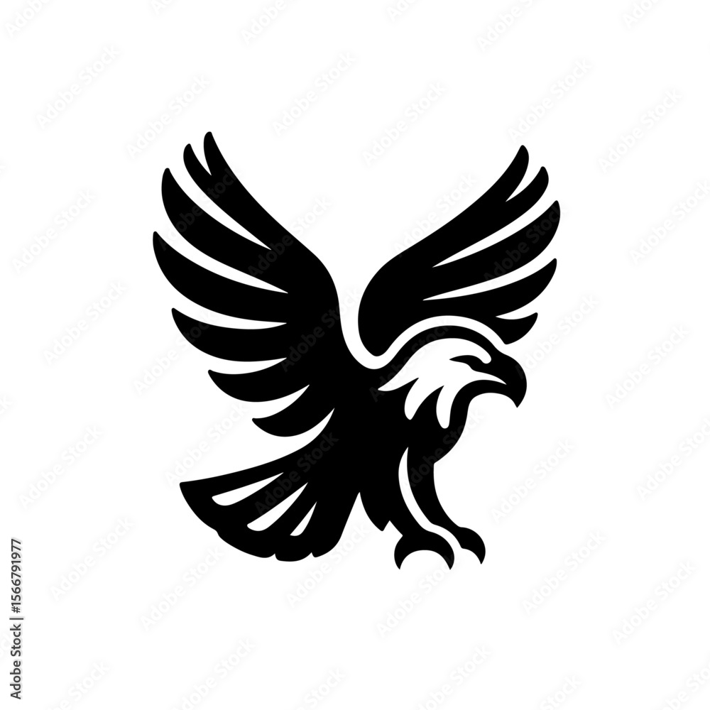 Obraz premium eagle silhouette ,eagle vector