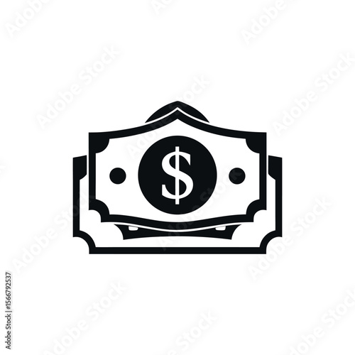 Dollar banknotes isolate 