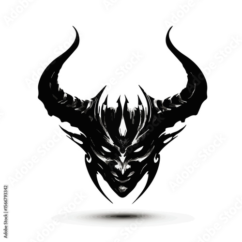 Vector Demon Face
