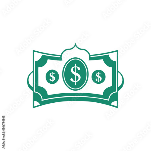Dollar banknotes isolate 
