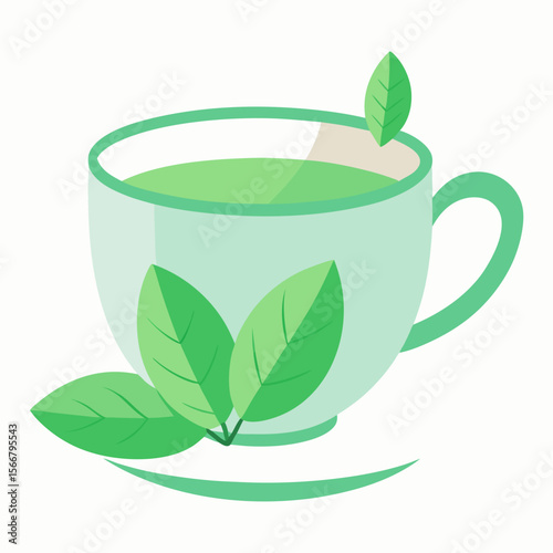 cup of green tea