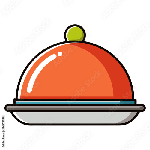 restaurant cloche icon