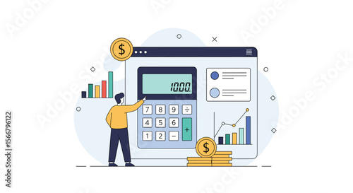 Understanding financial calculations and economic growth using digital tools for business success and planning