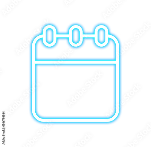 Neon Date Icon