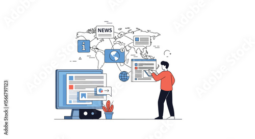 Exploring global information networks and digital data organization for enhanced business intelligence strategies