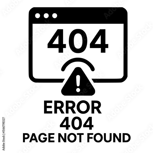 error page 404 funny icon