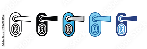 Smart Lock  Icon Element For Design