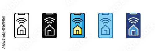 Remote Access  Icon Element For Design