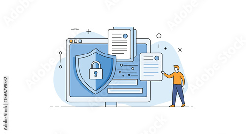 Protecting sensitive digital information with advanced cybersecurity measures ensuring data integrity and confidentiality across networks