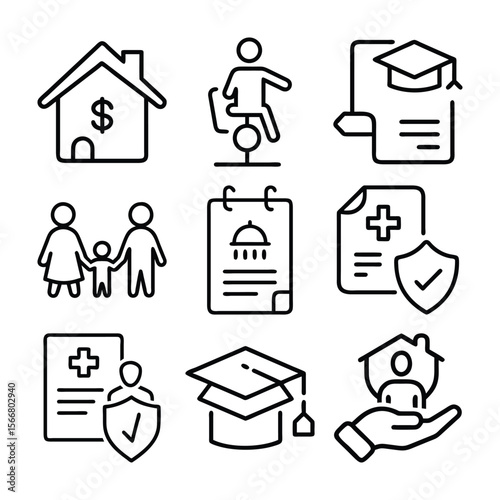 business icons set