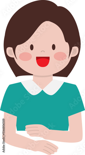 방송부 어린이 일러스트