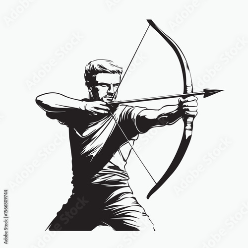 archer with bow