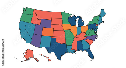 An illustrated guide to understanding united states regional groupings by color categorization for enhanced geographic comprehension