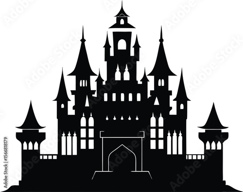 Victorian Castle Procreate Vector