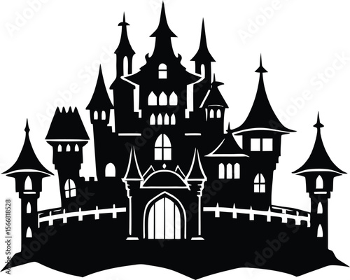 Victorian Castle Procreate Vector